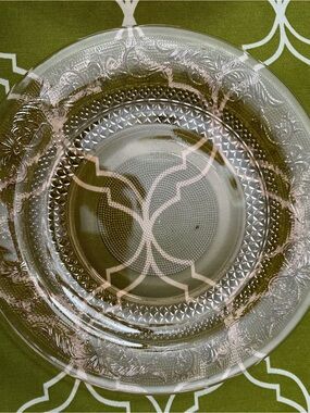 Kig Indonesia pink Plates - Pressed Pattern
